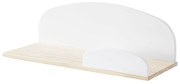 Biało-naturalna półka dziecięca w dekorze sosny Kiddy – Vipack