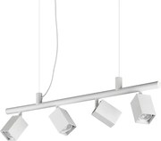 Ideal Lux - LED żyrandol na linkach DYNAMITE 4xGU10/7W/230V CRI 90 biały