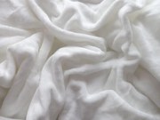 PrzytulneMieszkanie.pl Prześcieradło z mikropluszu SOFT 180x200 cm białe