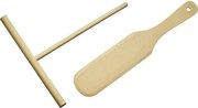 Westmark Drewniana łopatka do naleśników z rozcieraczem