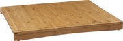 Bambusowa deska do krojenia z rantem, 52 x 58 cm