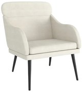 Kremowy tapicerowany wypoczynkowy fotel K8-D80