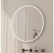 NIMCO ZP 26000R - LED podświetlane lustro łazienkowe 6500K śr. 60 cm IP44