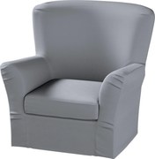 Pokrowiec na fotel Tomelilla wysoki z zakładkami