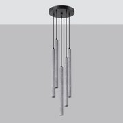 Lampa wisząca PASTELO 5P betonowa