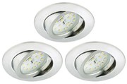 Briloner 8317-039-ZESTAW 3x LED Ściemnialne oświetlenie łazienkowe LED/5,5W/230V IP23