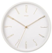 Karlsson 5898WH Designerski zegar ścienny, 35 cm