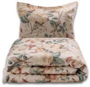 Pościel z mieszanki bawełny i lnu Rose, 220 x 200 cm, 2x 70 x 80 cm