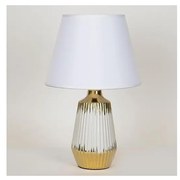 Lampa stołowa 1xE14/40W/230V biały/złoty