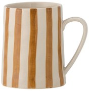 Biało-żółty kamionkowy kubek 440 ml Begonia – Bloomingville