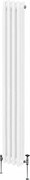 Tradycyjny grzejnik 3-kolumnowy - 1800 x 202 mm - biały