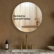 Naklejka na lustro S26 – Be kind to yourself today.