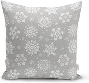 Świąteczna poszewka na poduszkę Minimalist Cushion Covers Snowflakes, 42x42 cm