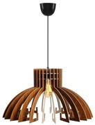 Żyrandol na lince 1xE27/60W/230V brązowy śr. 39 cm