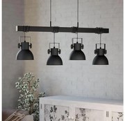 Eglo 43726 - Lampa wisząca SHIREBROOK 4xE27/40W/230V na linkach