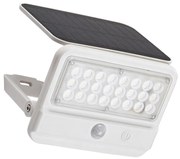 Rabalux 77090 reflektor solarny zewnętrzny z PIR Flaxton, biały