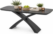 Nowoczesny rozkładany stół popiel + czarny NyxE7-G37
