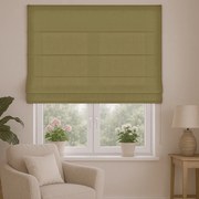 Roleta rzymska welurowa na wymiar Velutto oliwkowa - do 140 cm