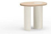 Stolik w dekorze jesionu 45x60 cm Nori – Teulat