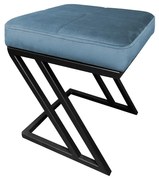 Pufa ZAZU MG VELVET ciemnoniebieska ATOS