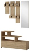 Zestaw do przedpokoju w dekorze dębu Vesty – Kalune Design