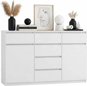 Biała Skandynawska Komoda Z Szufladami F3-B33