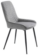 Szare krzesło Milton – Unique Furniture