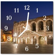 Zegar szklany kwadratowy Nocne światło