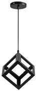 Lampa sufitowa metalowa loft sześcian wisząca AT3-1SZ-Black