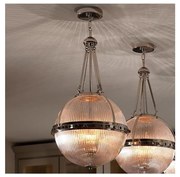 Kichler KL-ASTER-P-PN - Żyrandol na drążku ASTER 3xE14/60W/230V