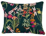Poszewka na poduszkę z mikrofibry MYSTIC GARDEN 40x50 cm ciemnozielony