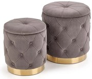 Zestaw puf pikowanych A4-T22