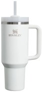 Biały termos ze słomką ze stali nierdzewnej 1,18 l Quencher H2.0 FlowState Tumbler Frost – Stanley
