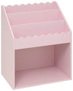 Regał na książki dla dzieci WAVE z falbanką, 48 x 32 x 60 cm