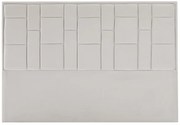 Zagłówek do łóżka 160 cm - Welur - Beżowy - HERMINE
