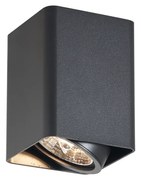 Designerski reflektor natynkowy czarny GU10 70 mm obrotowy i uchylny - VoxDesignerski Oswietlenie wewnetrzne