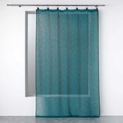 Niebieska firanka z woalu 140x240 cm Linka – douceur d'intérieur