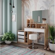 Toaletka biały/sonoma 139.8x40x115 anja