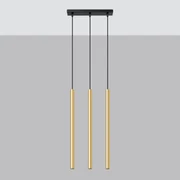 Lampa Wisząca PASTELO 3L złoty połysk SOLLUX  LIGHTING