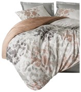 Szarobeżowa pościel dwuosobowa z satyny bawełnianej 240x220 cm Blatt – Mijolnir