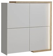 Komoda DASAR 130 4D kaszmir/dąb grand naturalny FURNIVAL