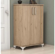 Szafka na buty ASTA 100x72 cm brązowa