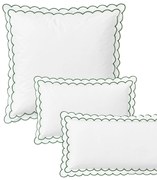 Poszewka na poduszkę z perkalu z lamówką Atina