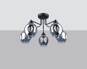 Żyrandol FILLAN 5 czarny SOLLUX  LIGHTING