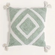 Kwadratowa Poduszka 45x45 Cm Z Bawełny Sowyer Mus Celadonowy - Sklum