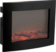 LED dekoracja nowoczesny kominek COZY WARM 40x50 cm, czarny