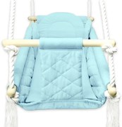 Trzy poziomowa huśtawka dziecięca niebieska M9-S46