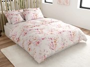 PrzytulneMieszkanie.pl PrzytulneMieszkanie.pl Pościel z mikrofibry FLORANY białe Rozmiar pościeli: 2 szt 70 x 90 cm | 200 x 220 cm