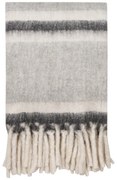 Szary koc z mieszanki wełny 130x170 cm Carmel – House Nordic