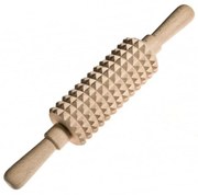 Drewniany wałek do mięsa z wypustkami, 27,5 cm